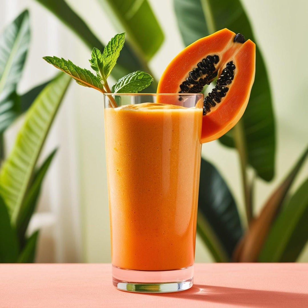 Papaya Smoothie: Leaves In Your Smoothie, What? | Herbal Goodness