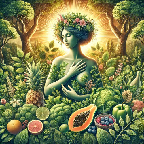 Gaia: The Earth Goddess and Her Connection to Herbs and Superfoods