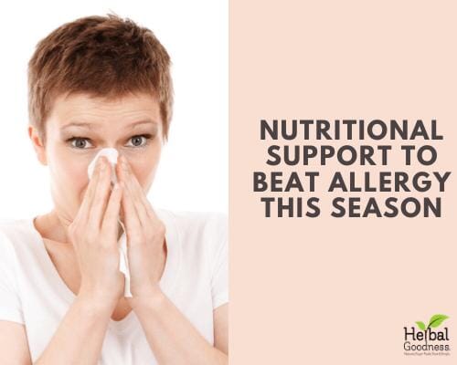 Nutritional Support to Beat Allergy Season | Herbal Goodness