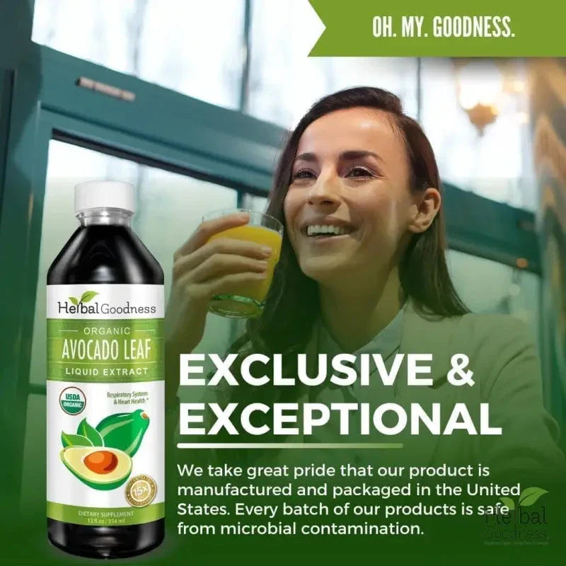 Avocado Leaf Extract - Liquid - Blood Sugar Support - Herbal Goodness Liquid Extract Herbal Goodness 