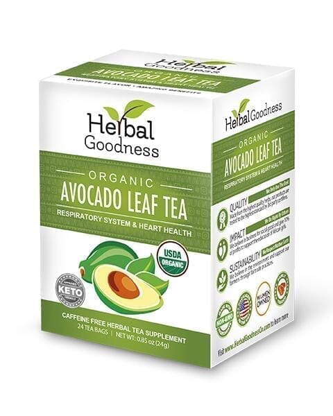 Avocado Leaf Tea - Organic 24/2g Tea & Infusions Herbal Goodness Unit 