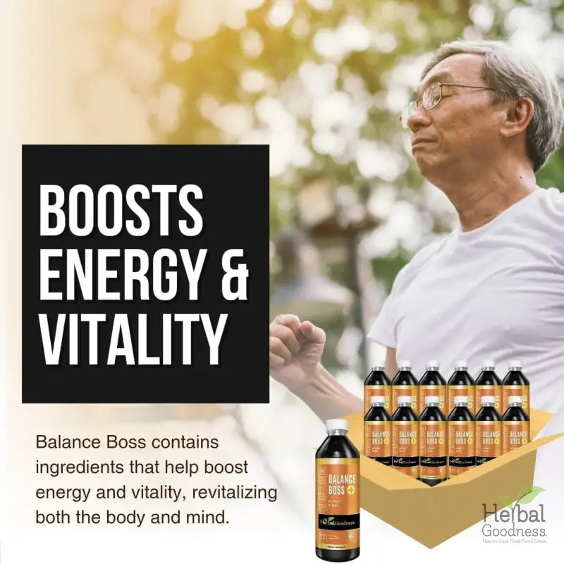 Balance Boss Plus - Liquid - Happy Mood Support - Relaxation - Herbal Goodness Liquid Extract Herbal Goodness 