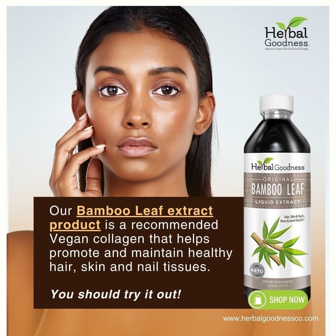 Bamboo Leaf Extract- Liquid - Bone, Hair, Skin & Nails - Herbal Goodness Liquid Extract Herbal Goodness 