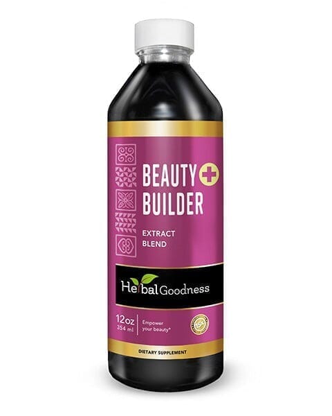 Beauty Builder Plus - Liquid - Beauty & Skin Support - Herbal Goodness Liquid Extract Herbal Goodness 12oz 