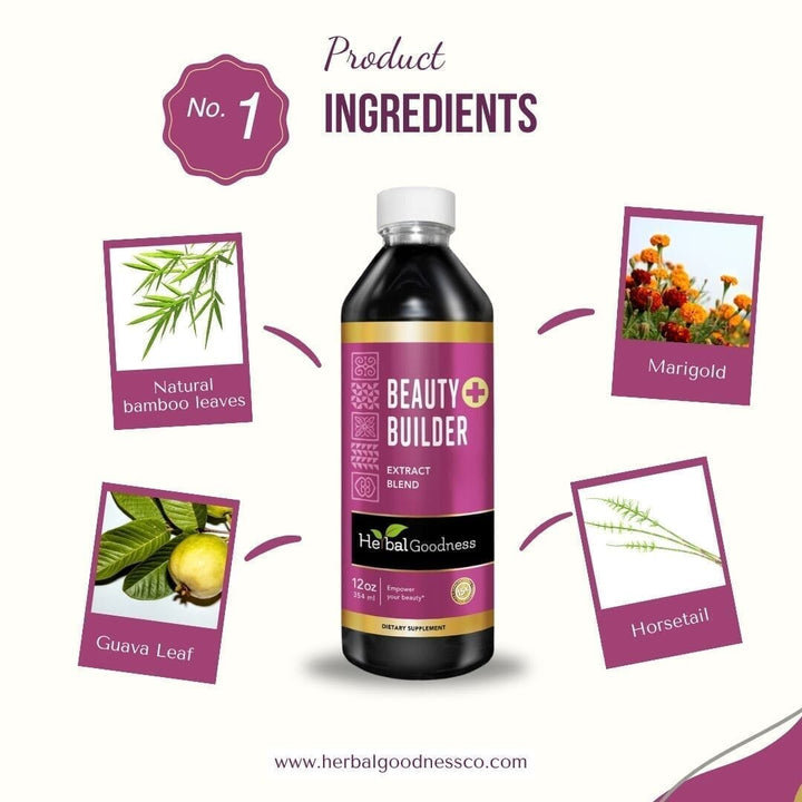 Beauty Builder Plus - Liquid - Beauty & Skin Support - Herbal Goodness Liquid Extract Herbal Goodness 