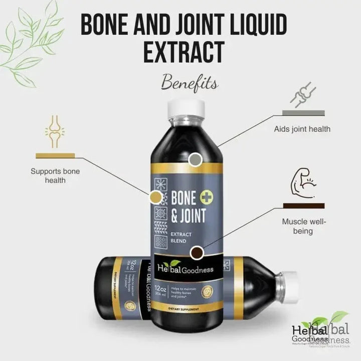 Bone and Joint Liquid Extract - Liquid Extract - Bone Health, Muscle Support, Joint Support - Herbal Goodness Liquid Extract Herbal Goodness 