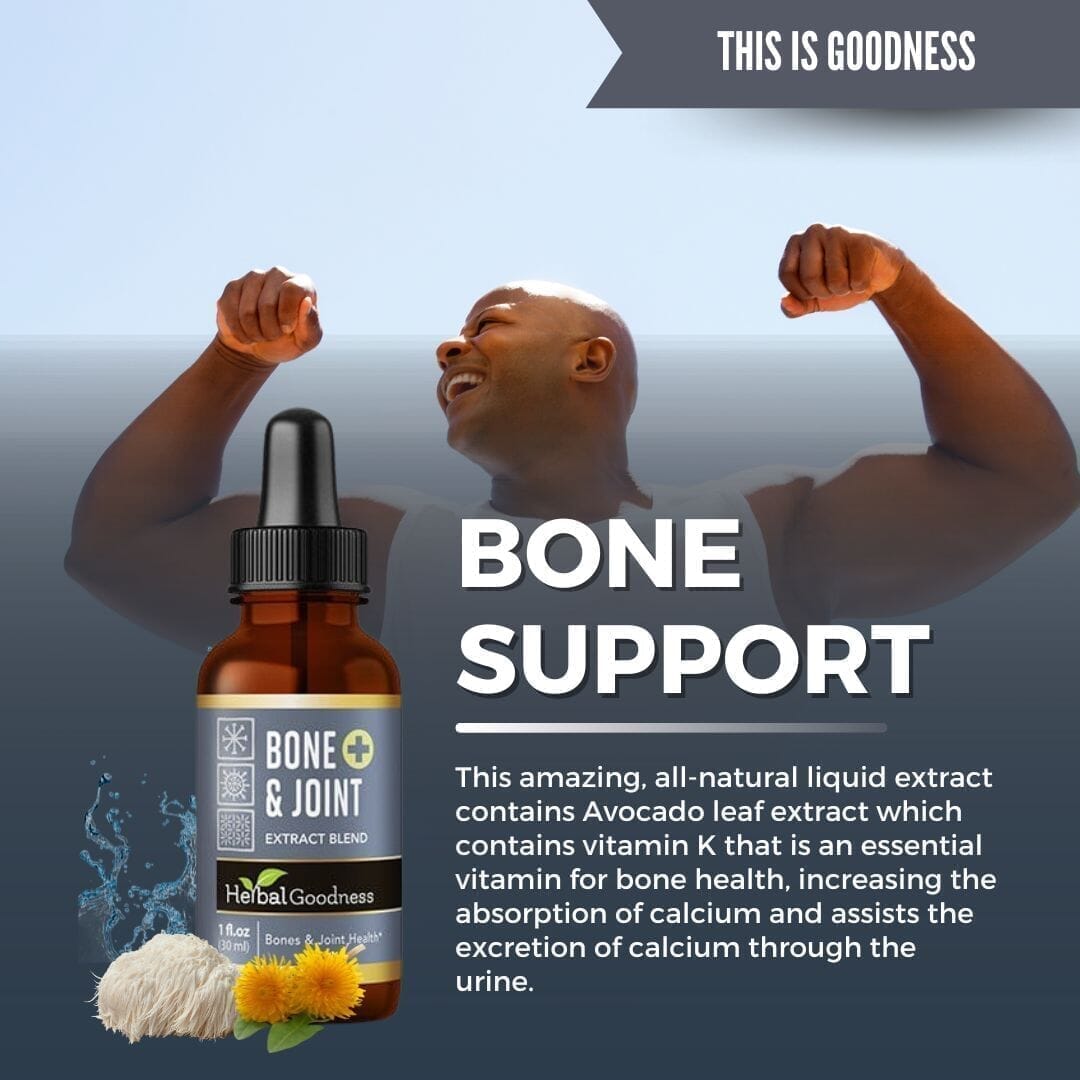 Bone and Joint Liquid Extract - Liquid Extract - Bone Health, Muscle Support, Joint Support - Herbal Goodness Liquid Extract Herbal Goodness 