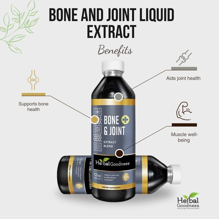 Bone and Joint Liquid Extract - Liquid Extract - Bone Health, Muscle Support, Joint Support - Herbal Goodness Liquid Extract Herbal Goodness 