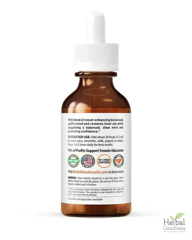 Bossy Confident Me 2 fl.oz - Plant Based - Dietary Supplement, Uplifts Mood and Promote confidence - Herbal Goodness - Herbal Goodness