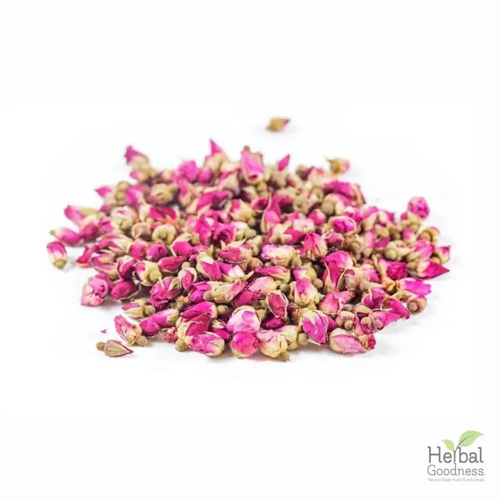 Bulk Herbs & Roots - 4oz Organic bulk teas for digestion, energy, detox - Herbal Goodness Bulk Herb Herbal Goodness Rose Buds 