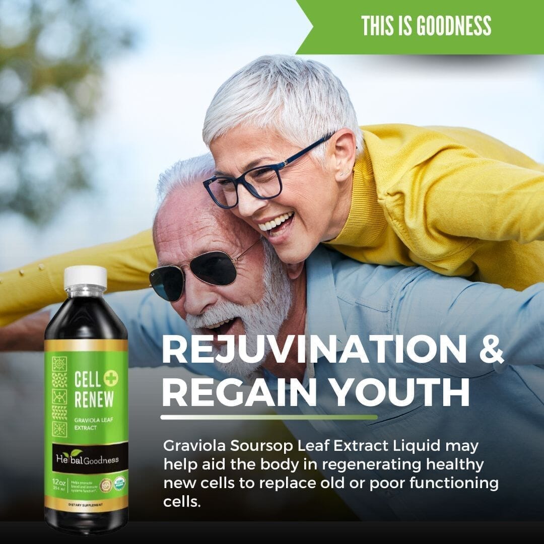 Cell Renew and Rejuvenation Plus - Organic - Liquid 12oz - Healthy Cell Support & Immune System Function - Herbal Goodness Liquid Extract Herbal Goodness 