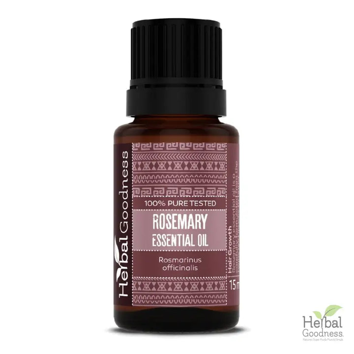 Essential Oil Blend - Natural - 15ml - Herbal Goodness Body Care Herbal Goodness Rosemary Essential Oil - Natural - 15ml - Skincare, Body Massage, Hair Support - Herbal Goodness 