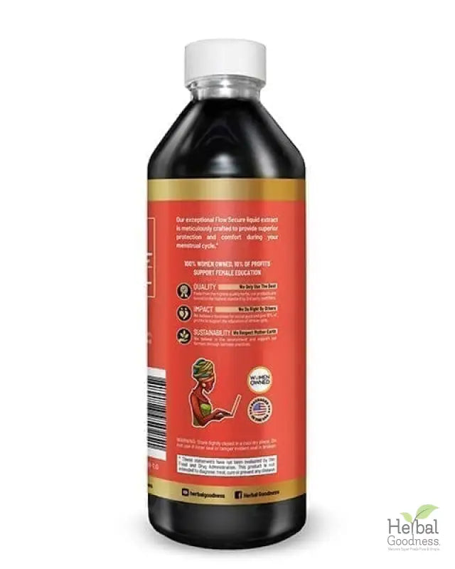 Flow Secure Plus - Liquid Tincture - Female Health Support - Herbal Goodness Liquid Extract Herbal Goodness 