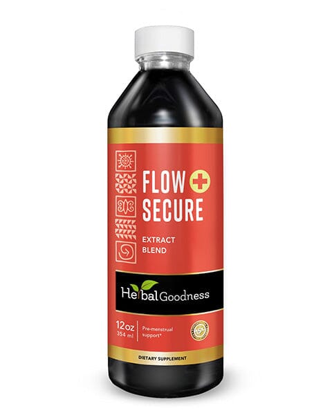 Flow Secure Plus - Liquid Tincture  - Female Health Support - Herbal Goodness - Herbal Goodness