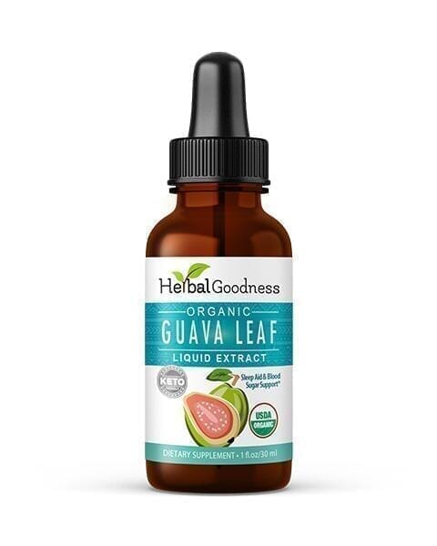 Guava Leaf Extract - Organic Liquid - Sleep & Relaxation - Herbal Goodness Liquid Extract Herbal Goodness 1oz 