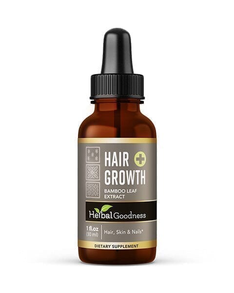 Hair Growth Plus - Organic - Liquid Tincture - Thicker Healthier Hair - Herbal Goodness Liquid Extract Herbal Goodness 1oz 