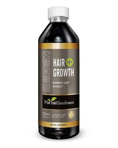 Hair Growth Plus - Organic - Liquid Tincture - Thicker Healthier Hair - Herbal Goodness Liquid Extract Herbal Goodness 12oz 