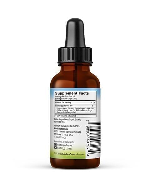 Kids Collection - Focus, Calm, Sleep, Tummy and Immune Support - Liquid Extract- 1oz - Herbal Goodness Liquid Extract Herbal Goodness 