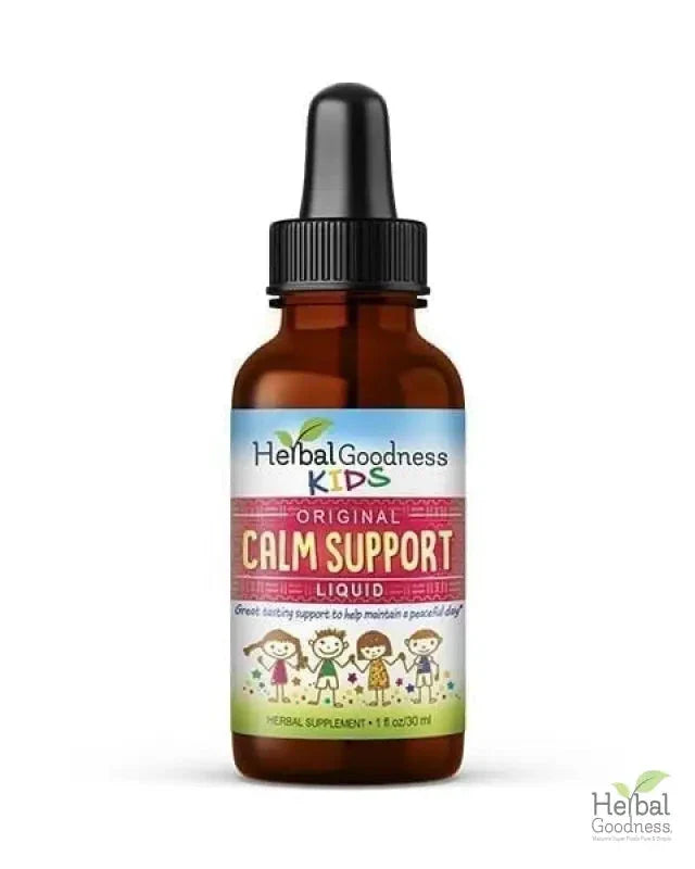 Kids Collection - Focus, Calm, Sleep, Tummy and Immune Support - Liquid Extract- 1oz - Herbal Goodness Liquid Extract Herbal Goodness Kids Calm Support -1oz 