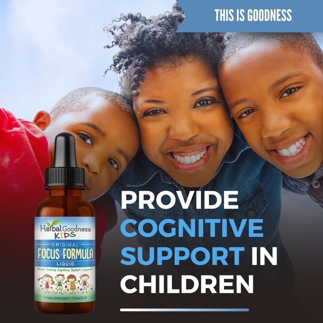 Kids Collection - Focus, Calm, Sleep, Tummy and Immune Support - Liquid Extract- 1oz - Herbal Goodness Liquid Extract Herbal Goodness 