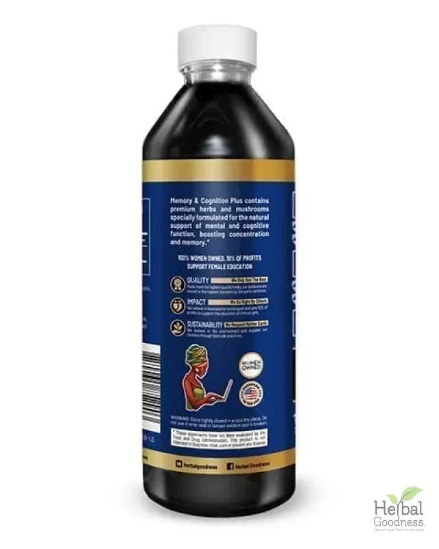 Memory and Cognition Liquid Extract - Clarity Support, Performance Support, Mental Boost - Herbal Goodness Liquid Extract Herbal Goodness 