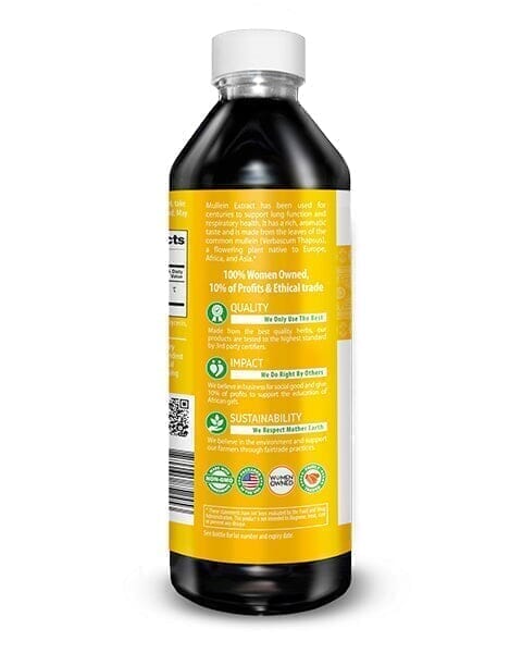 Mullein Leaf Extract Liquid - Organic 15X Strength - Lung & Respiratory Support - Herbal Goodness Liquid Extract Herbal Goodness 