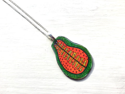 Papaya Necklace