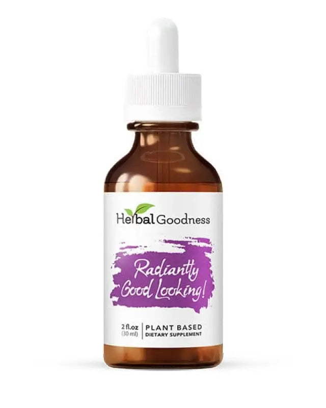 Radiantly Good Looking 2fl.oz - Plant Based - Dietary Supplement,  Promote Healthy, Vibrant Skin - Herbal Goodness - Herbal Goodness