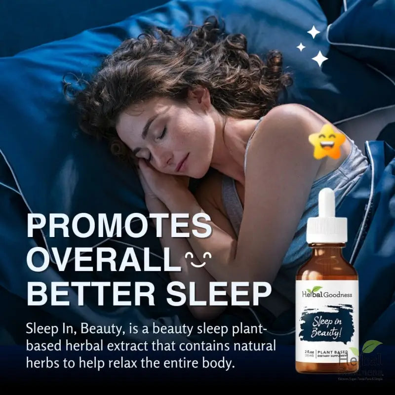 Sleep in Beauty - 2fl.oz - Plant Based - Dietary Supplement, Better Sleep Quality - Herbal Goodness - Herbal Goodness