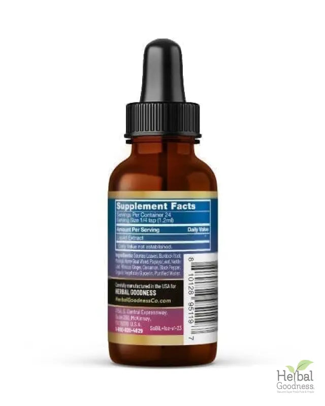 Soursop Bitters Liquid Extract - 15X Strength - Deep Body Cleanse and Detox - Herbal Goodness Liquid Extract Herbal Goodness 